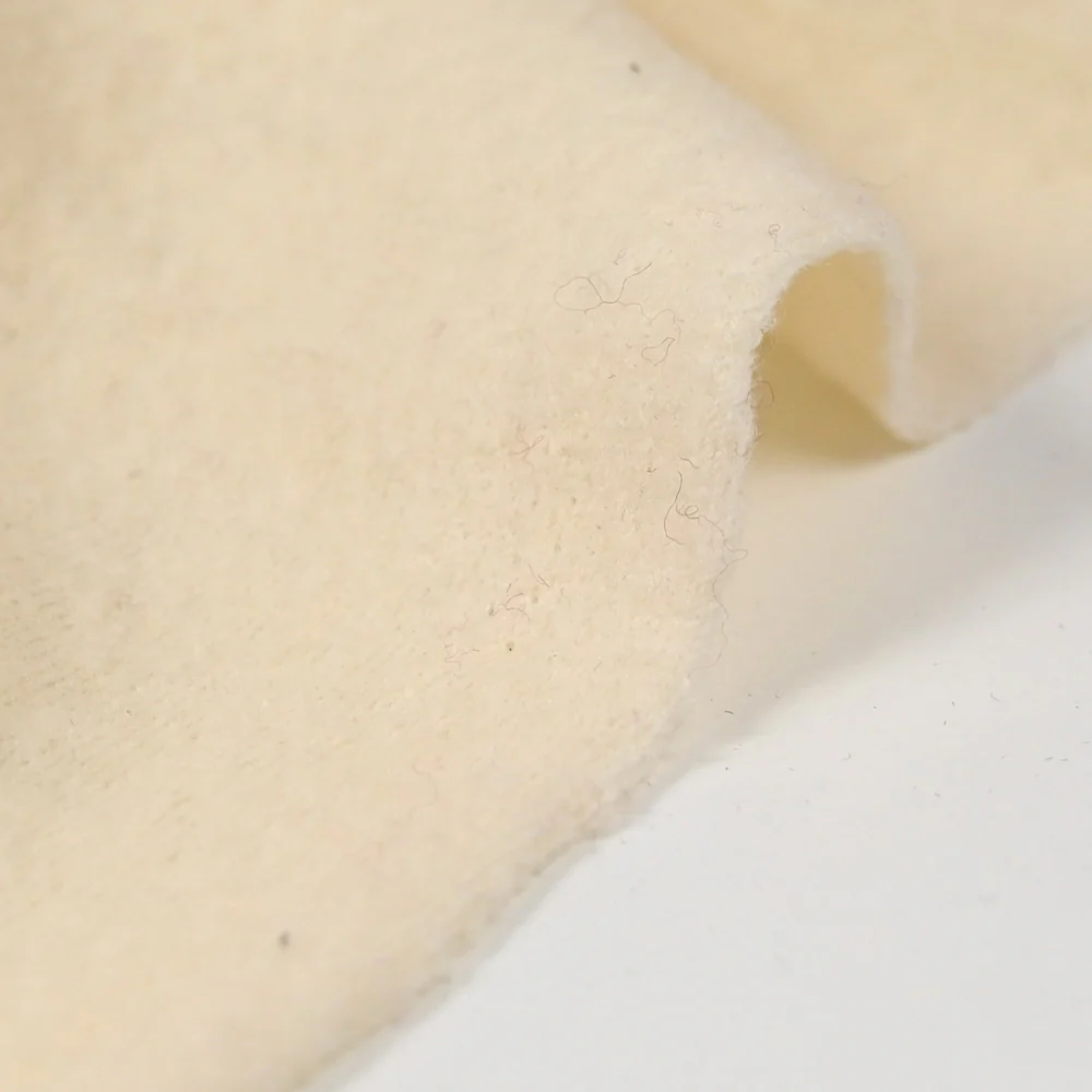 100% Laine bouillie crème - Image 4