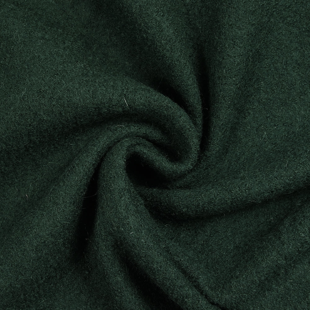 100% Laine bouillie vert foncé - Image 2