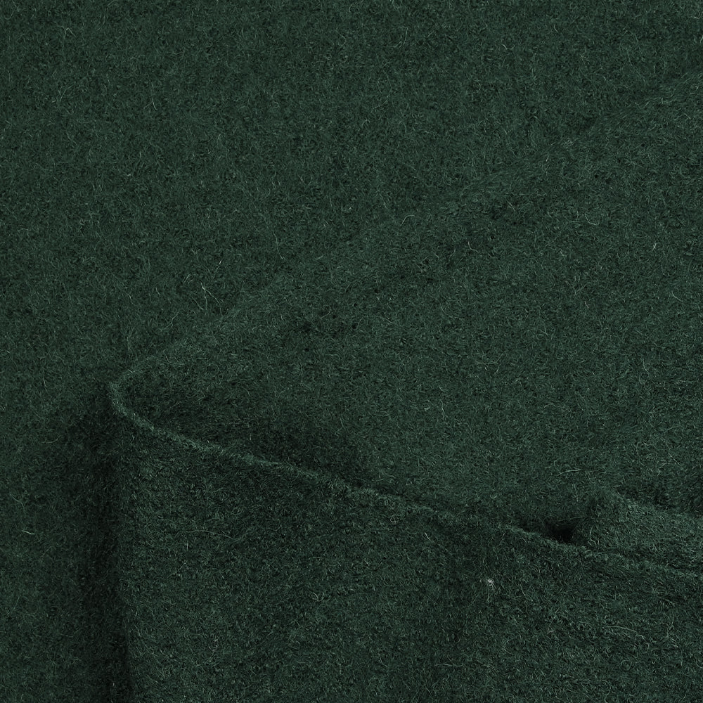 100% Laine bouillie vert foncé - Image 5