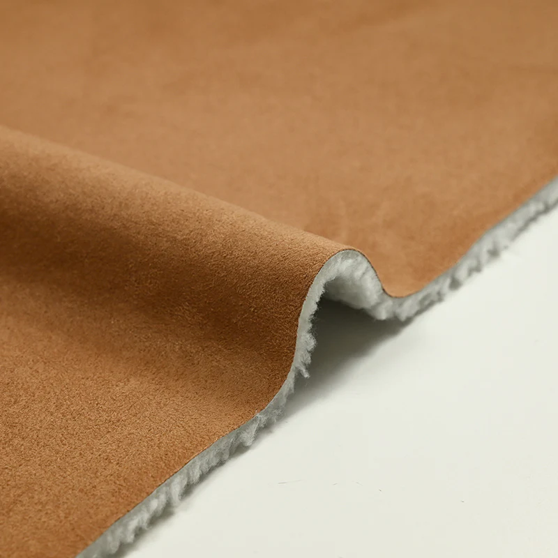 Bombardier suédine envers mouton camel - Image 4