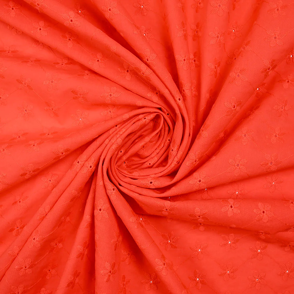 Broderie anglaise Carrie corail - Image 2