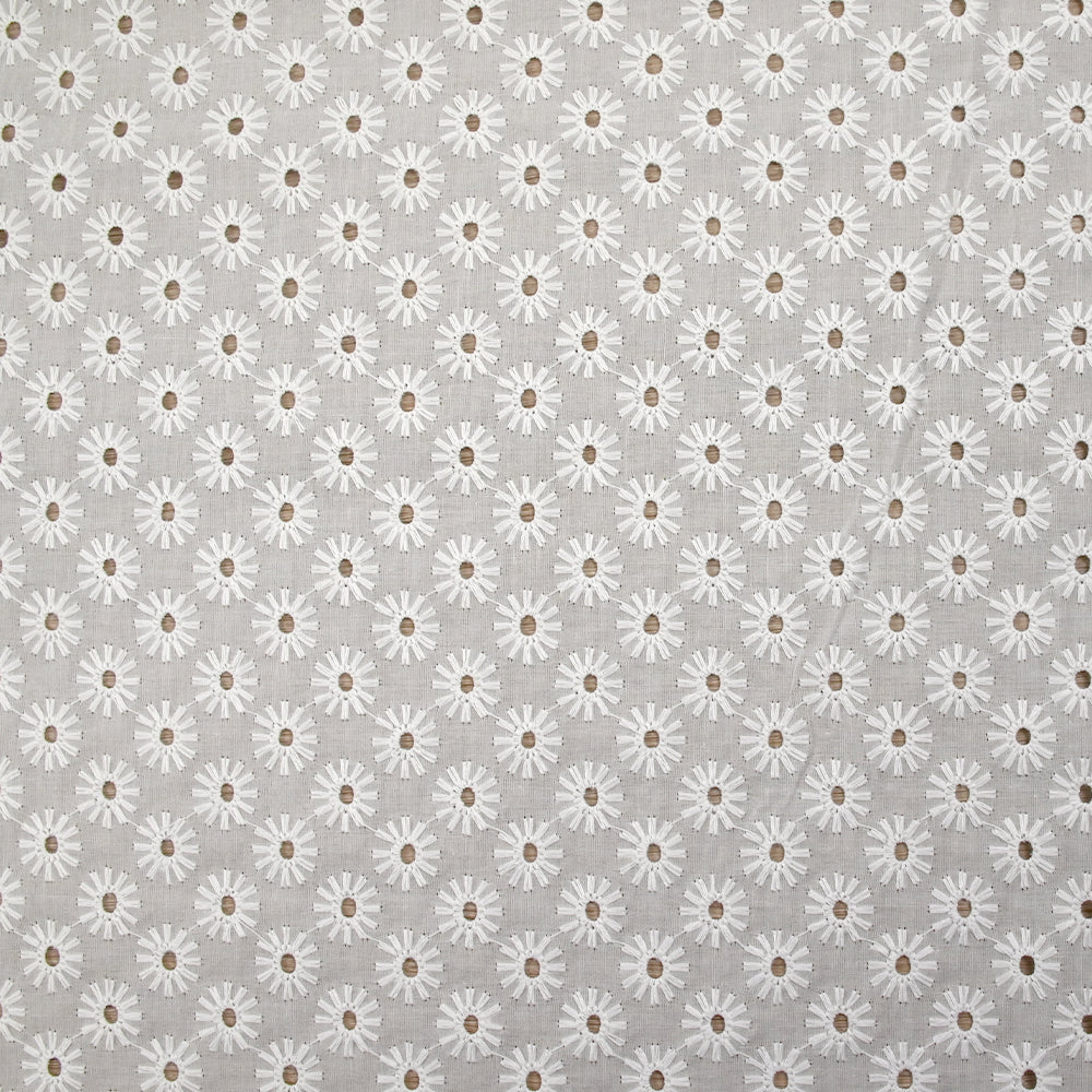 Broderie anglaise Catalina blanc cassé