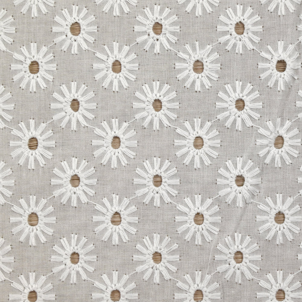 Broderie anglaise Catalina blanc cassé - Image 4