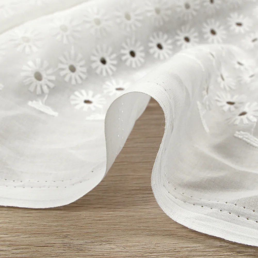 Broderie anglaise Catalina blanc cassé - Image 7
