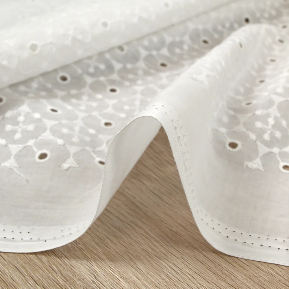 Broderie anglaise Deirdre blanc cassé - Image 7