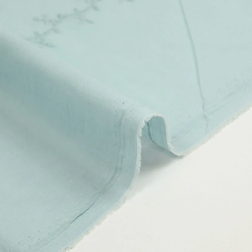 Broderie anglaise Mary bleu glacier - Image 6