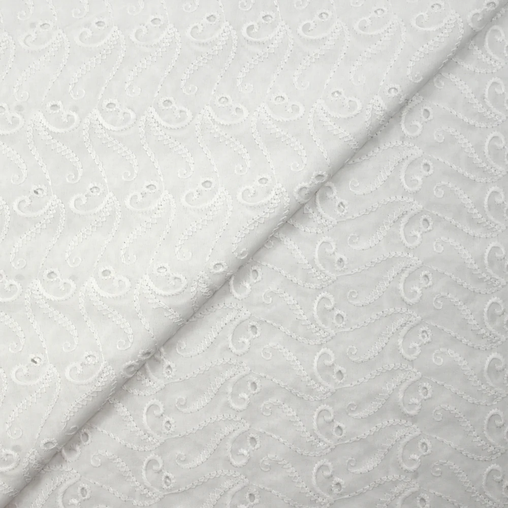 Broderie anglaise Nessa blanc cassé - Image 5