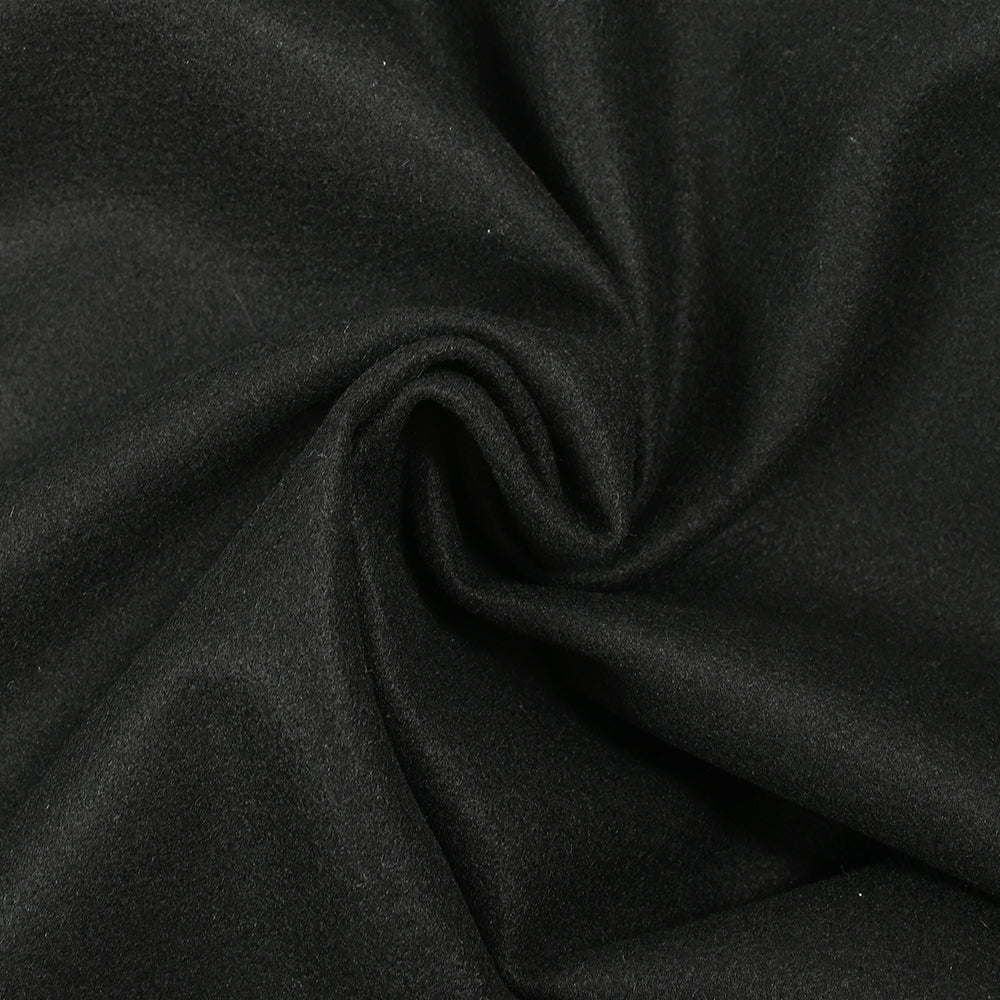 Caban de polyester noir - Image 2
