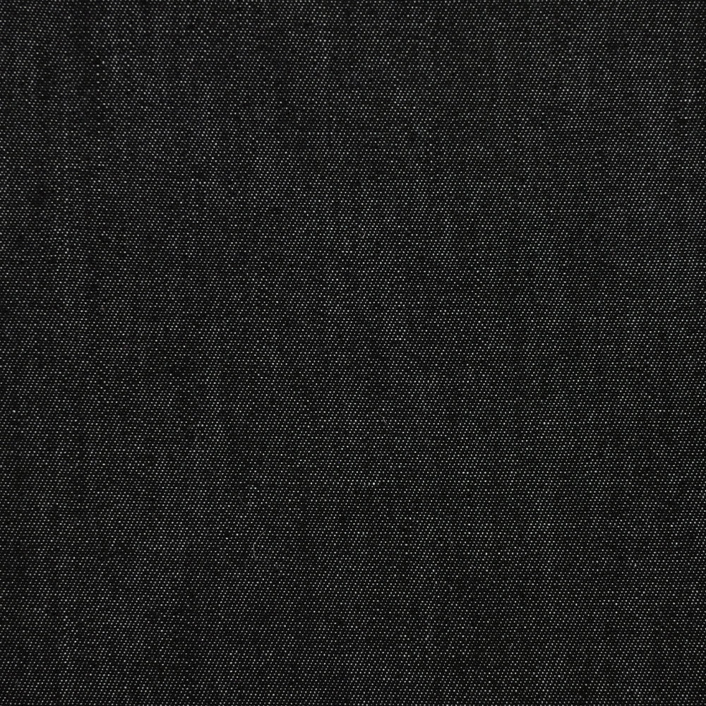 Chambray de polycoton noir - Image 3
