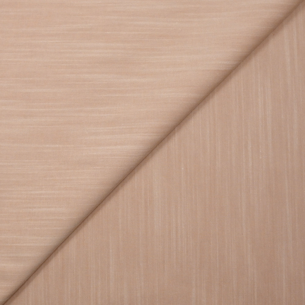 Chambray de polyviscose flammé pêche