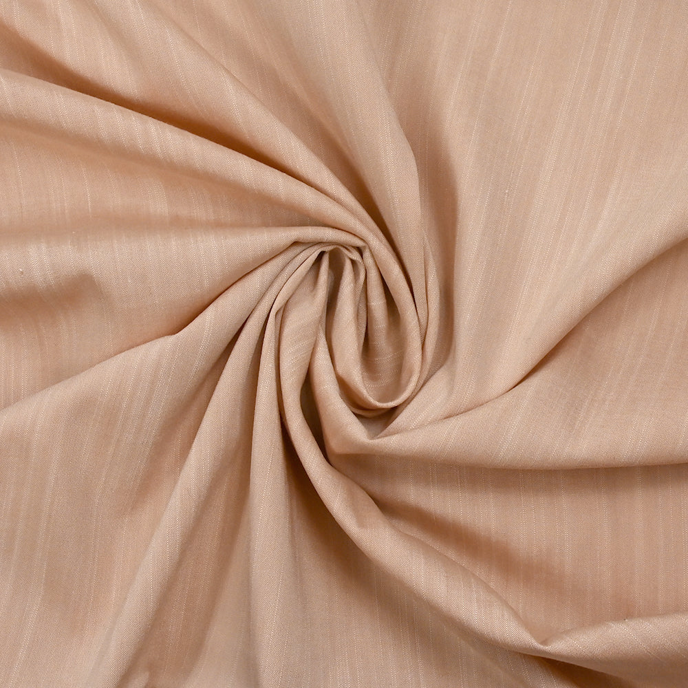 Chambray de polyviscose flammé pêche - Image 2