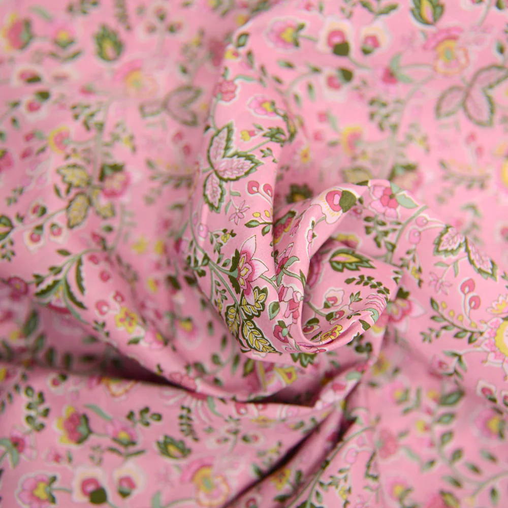 Coton liberty ® Kazusa rose au mètre - Image 2