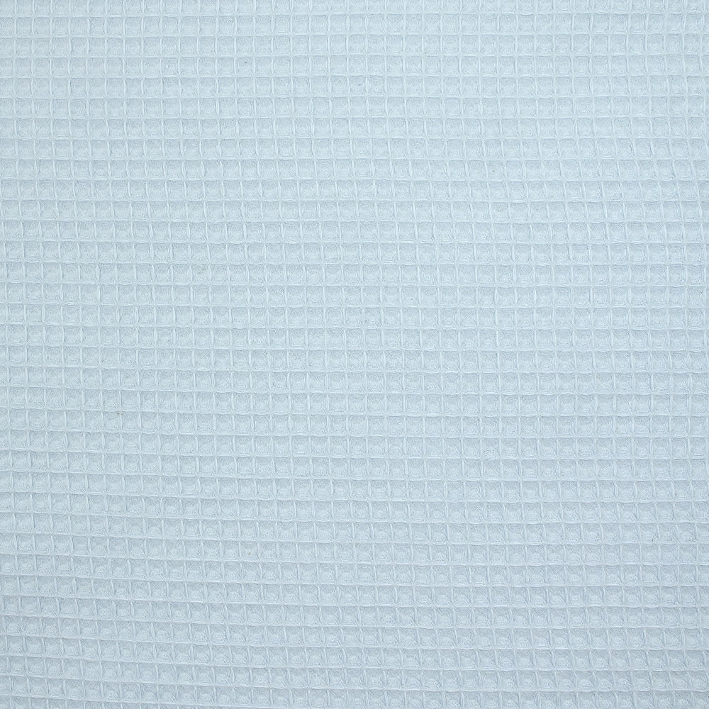 Coton 100% nid d'abeille bleu bébé - Image 4