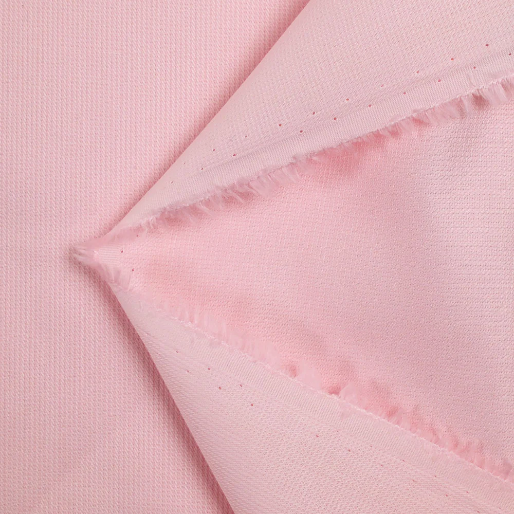 Coton chemise satiné rose dragée - Image 3