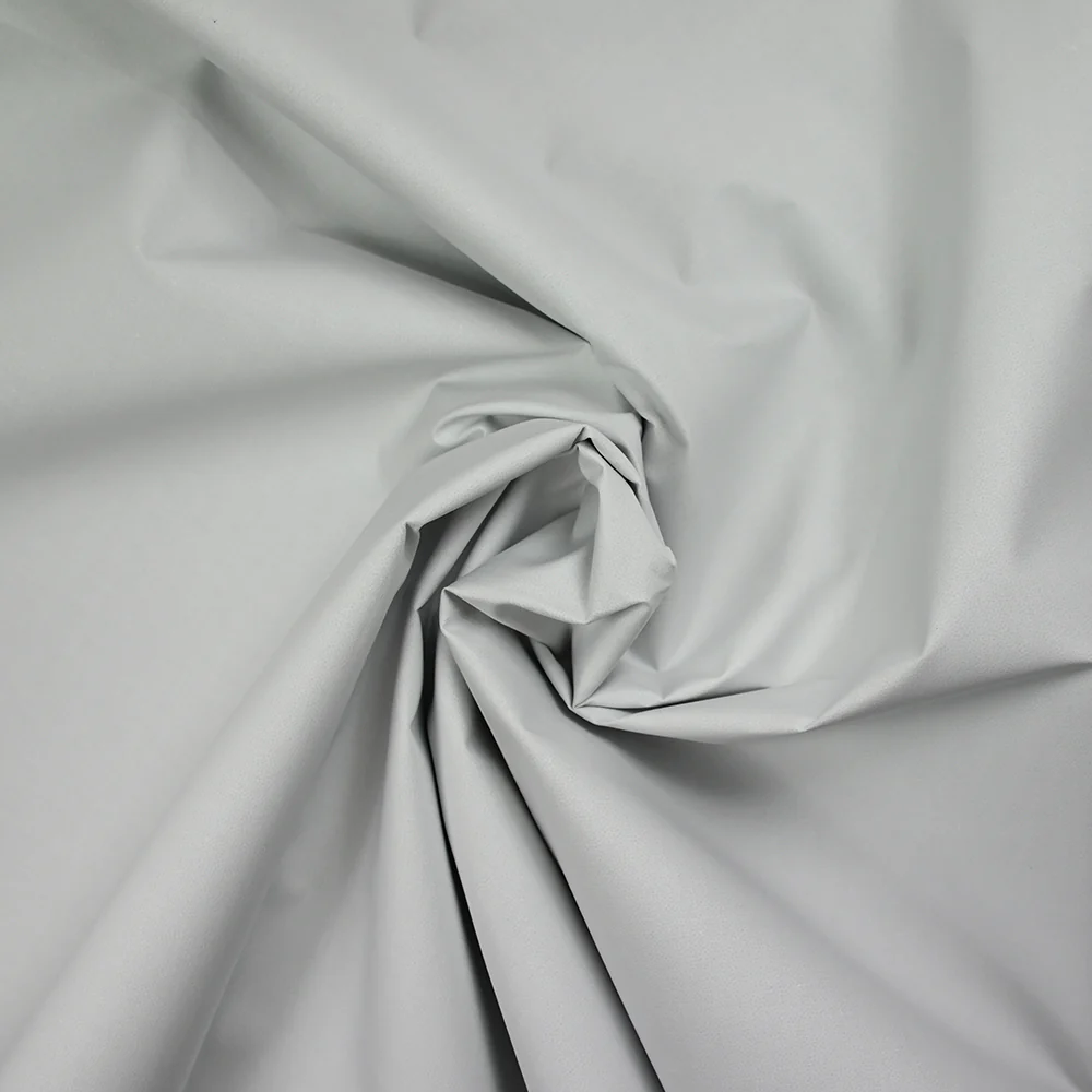 Coton imperméable fin blanc glacier - Image 2