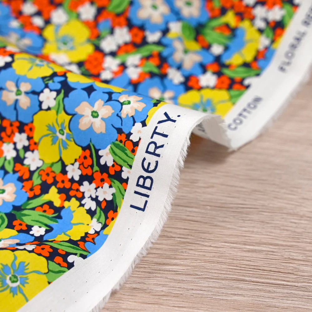 Coton liberty ® Gabriella Gisou multicolore au mètre - Image 5