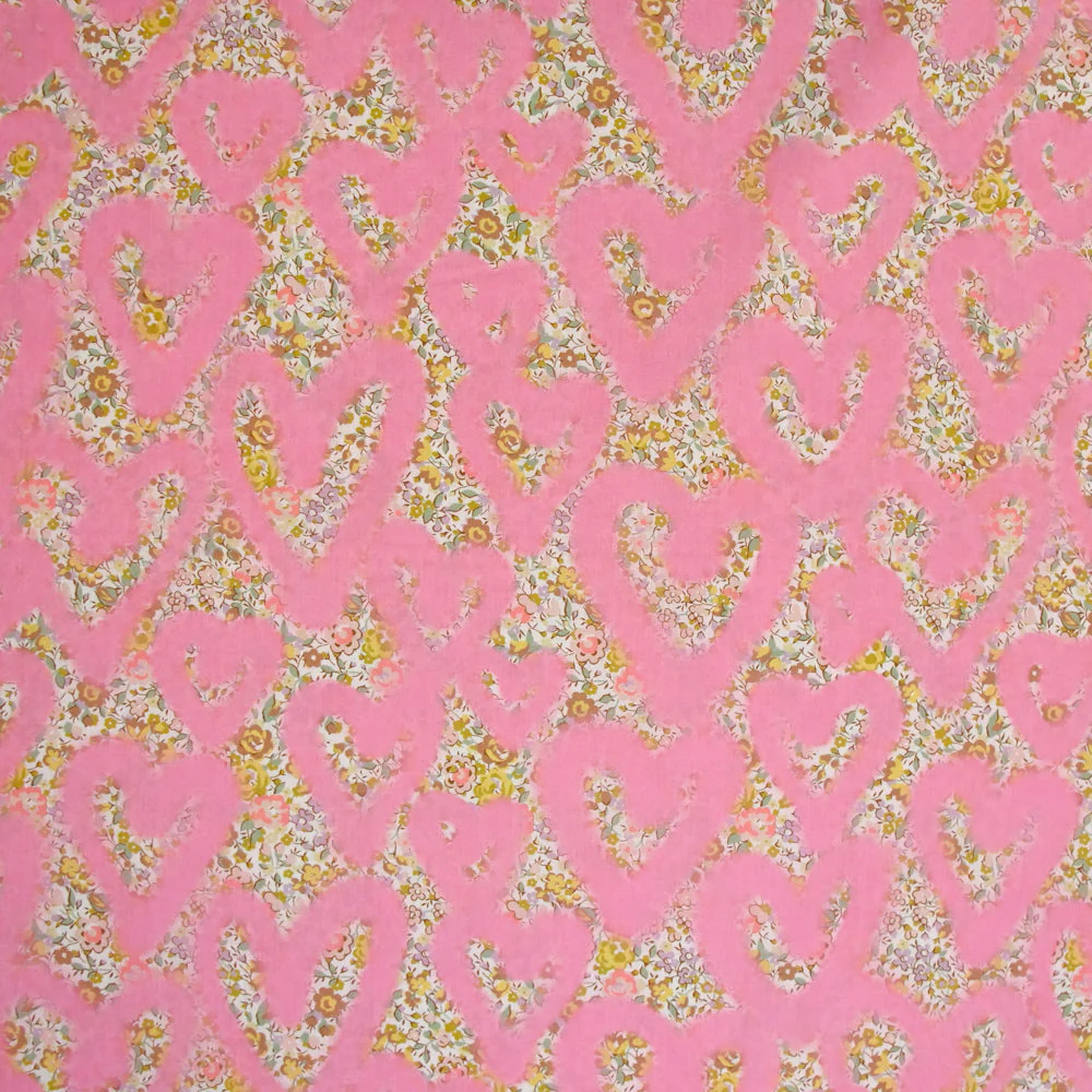 Coton liberty ® Leontyne Love Emma and Georgina rose au mètre