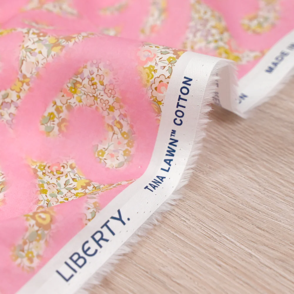 Coton liberty ® Leontyne Love Emma and Georgina rose au mètre - Image 6
