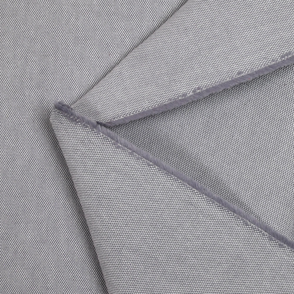 Coton tissé teint gris - Image 3