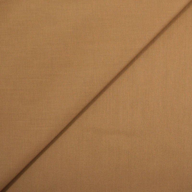 Coton uni chocolat
