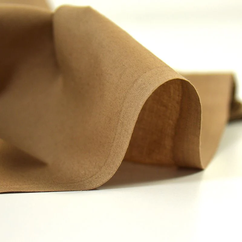 Coton uni chocolat - Image 3