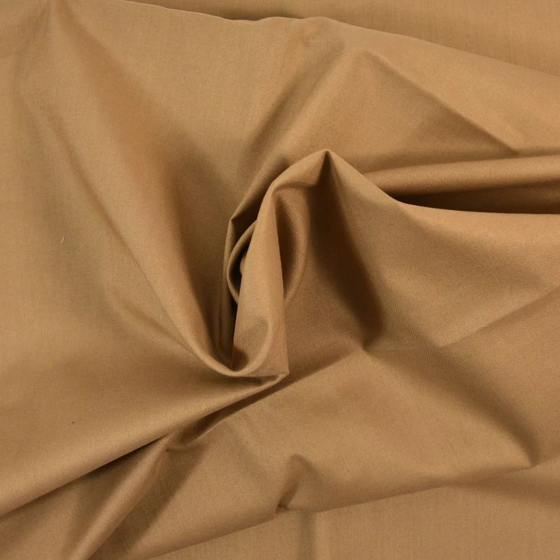 Coton uni chocolat - Image 4