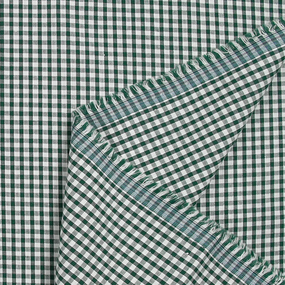 Coton Vichy 3mm vert foncé - Image 6