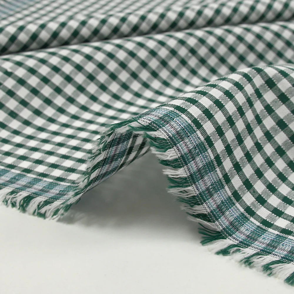Coton Vichy 3mm vert foncé - Image 7