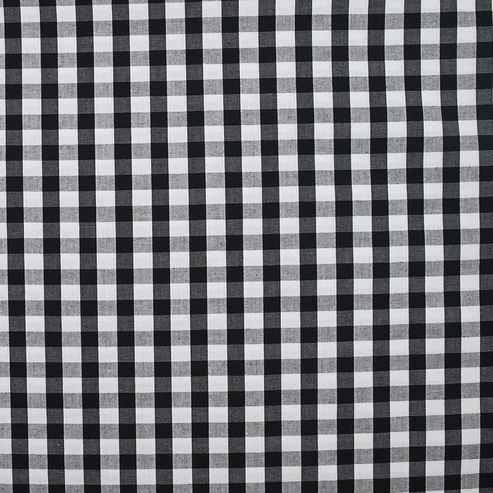 Coton Vichy 9mm noir - Image 4