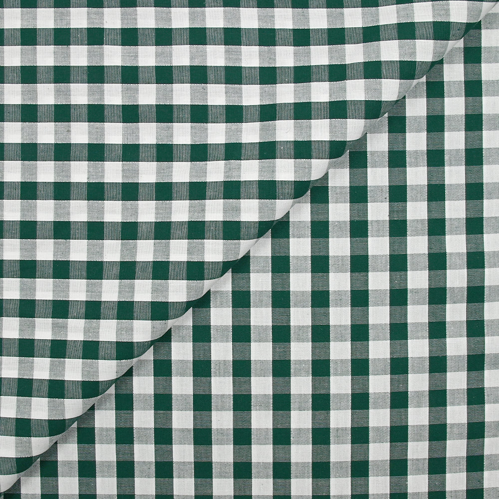 Coton Vichy 9mm vert foncé