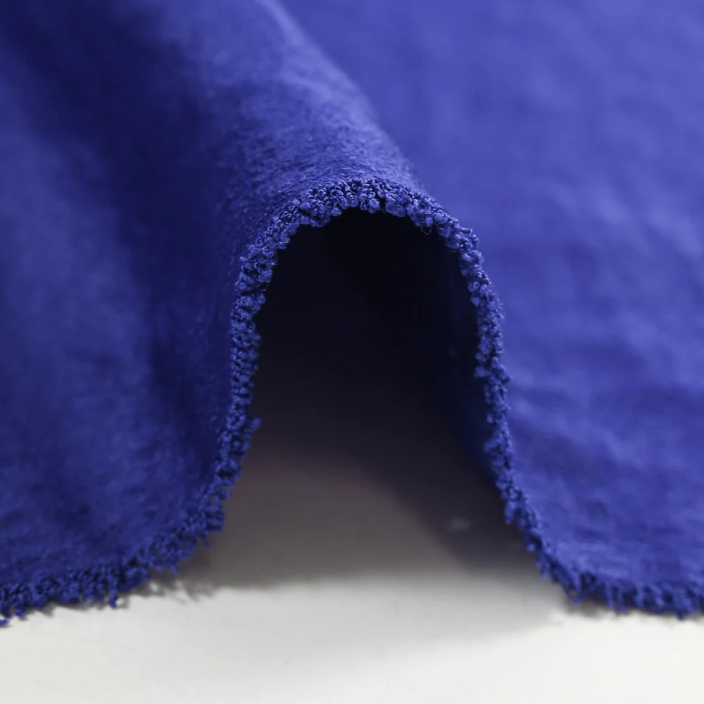 Crêpe envers satin bleu roi - Image 5