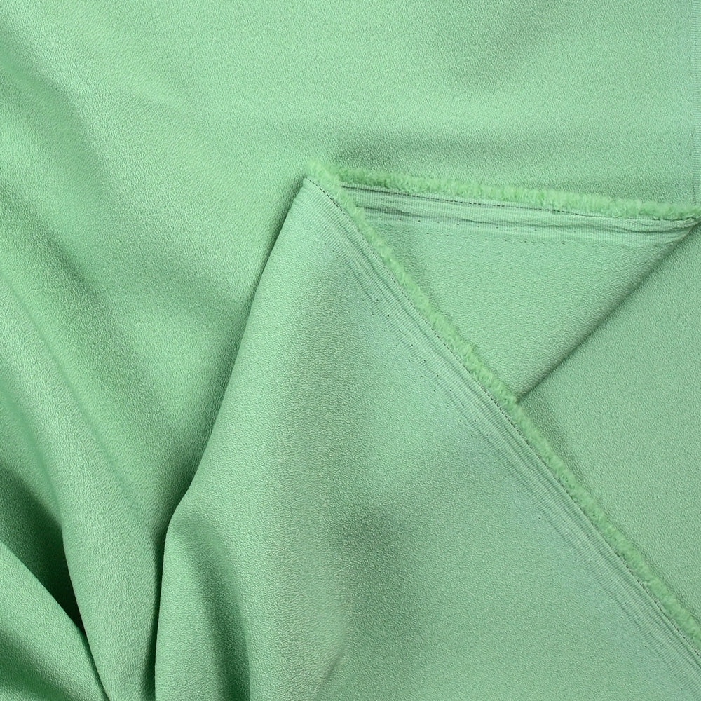 Crêpe polyviscose céladon - Image 3