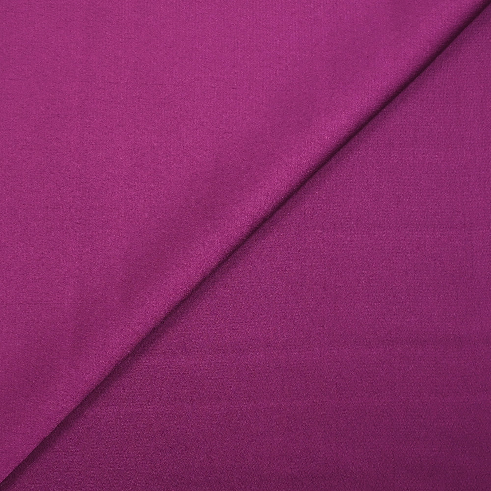 Crêpe satin polyester léger violine