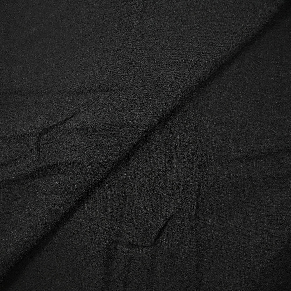 Crêpe viscose brillante noir