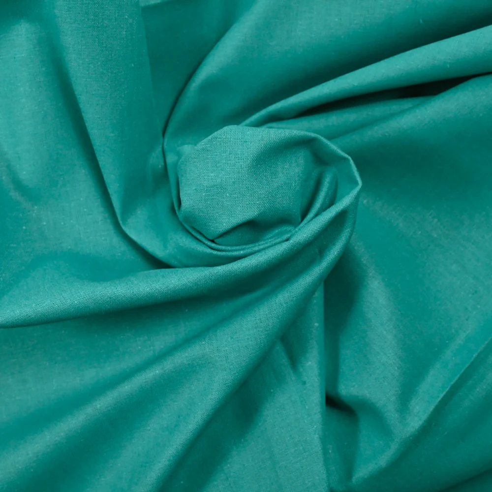 Cretonne de coton menthe à l'eau - Image 2