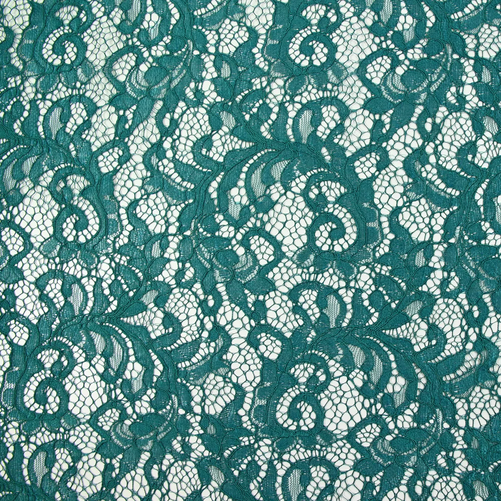Dentelle festonnée Judith bleu canard - Image 4