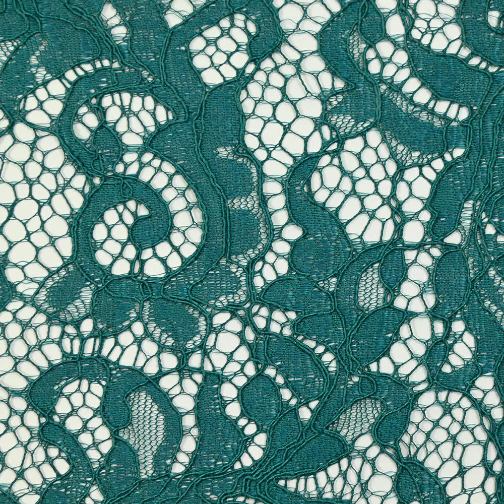 Dentelle festonnée Judith bleu canard - Image 5