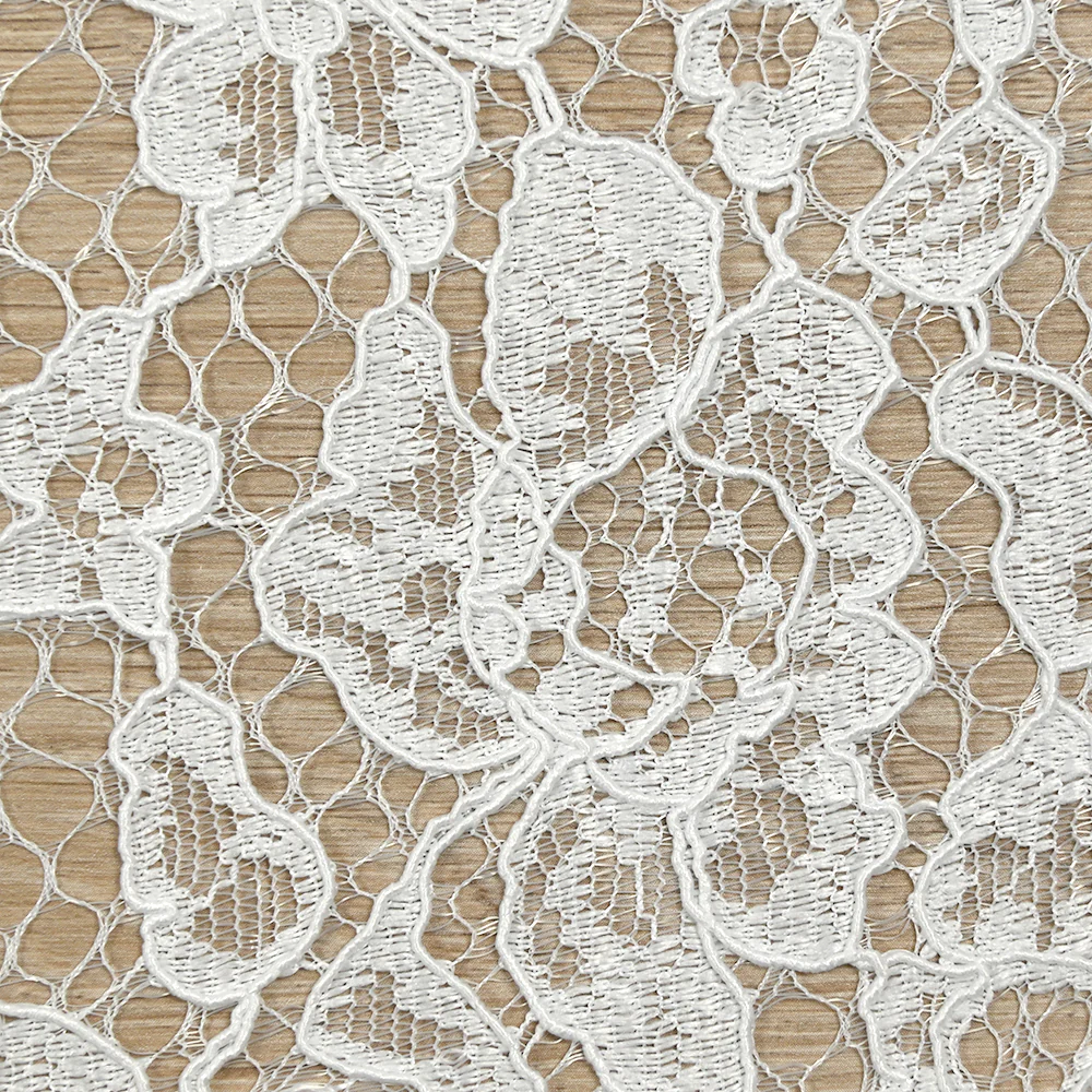 Dentelle festonnée Maud blanc - Image 5