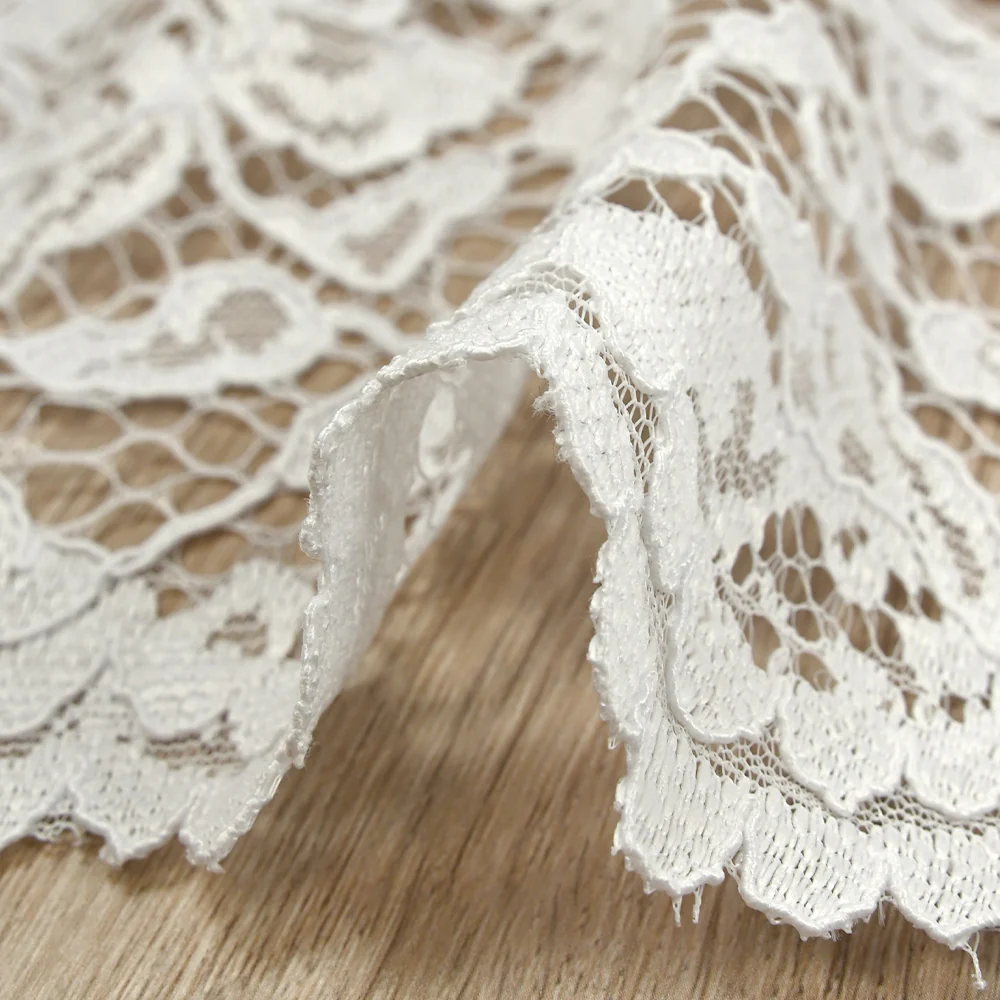 Dentelle festonnée Maud blanc - Image 8