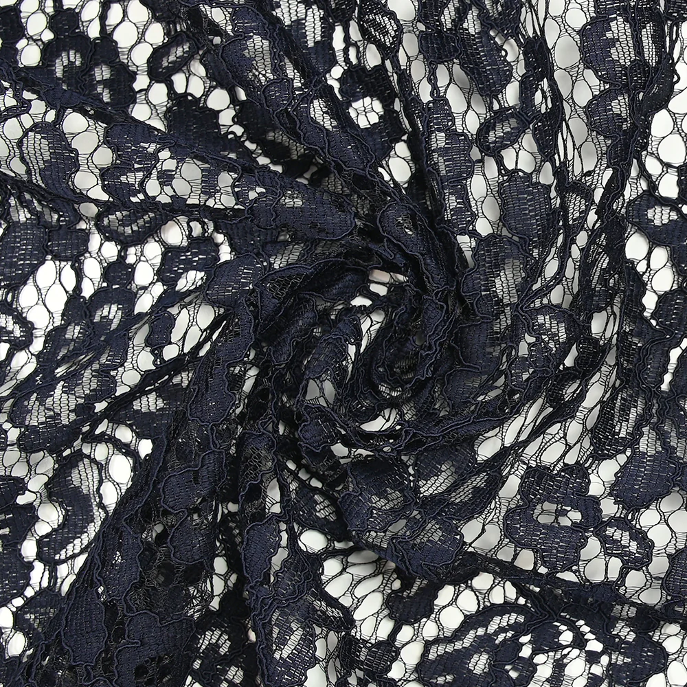 Dentelle festonnée Maud bleu nuit - Image 2
