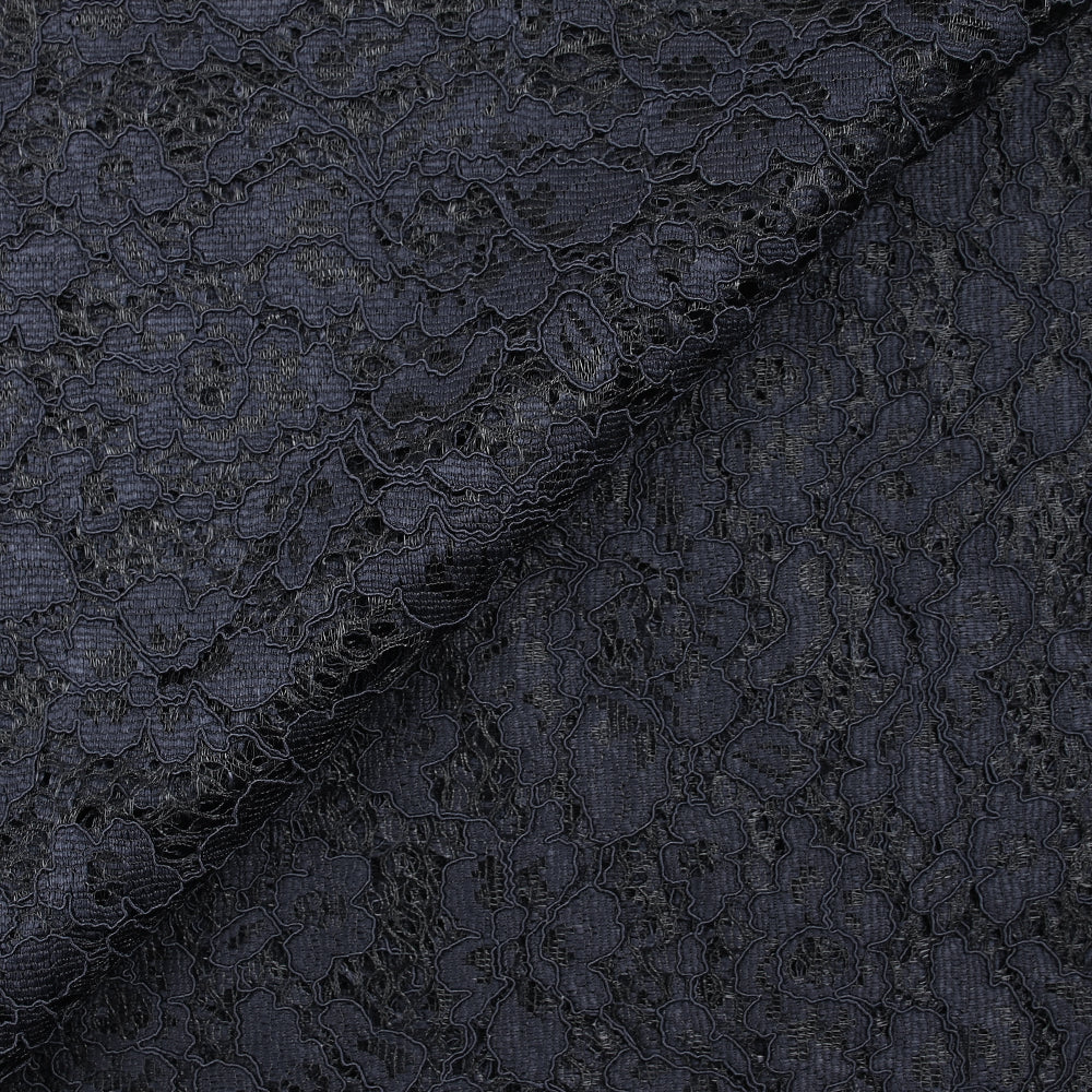 Dentelle festonnée Maud bleu nuit - Image 6