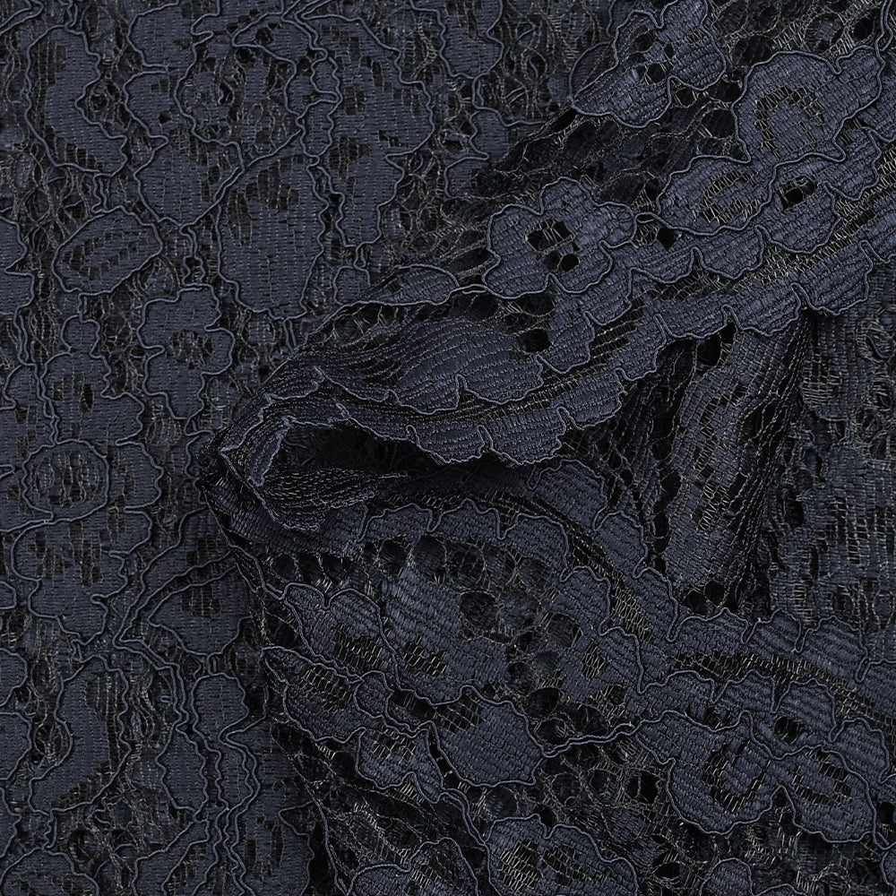 Dentelle festonnée Maud bleu nuit - Image 7