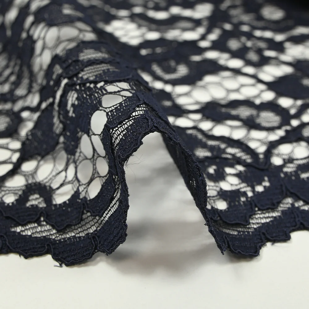 Dentelle festonnée Maud bleu nuit - Image 8