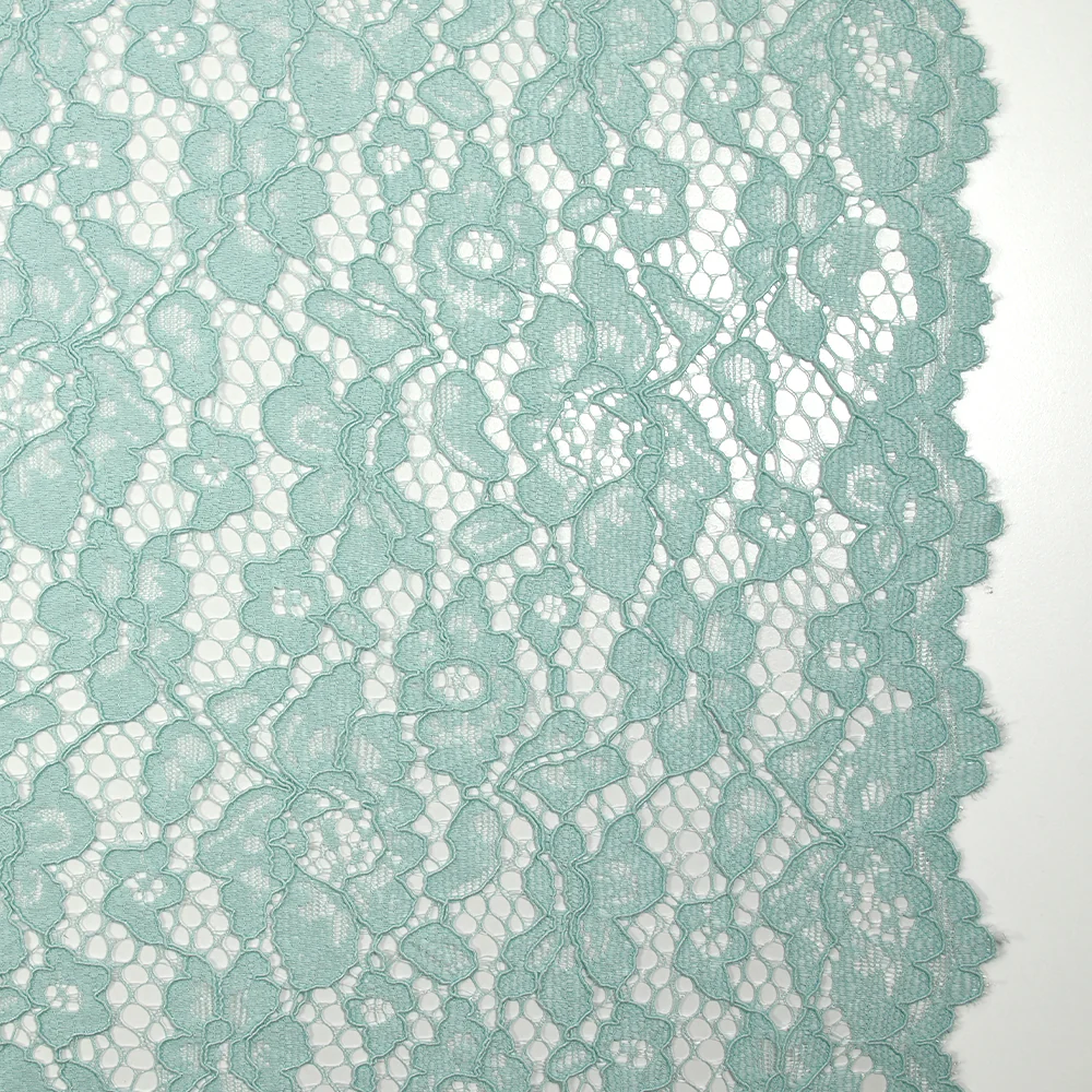 Dentelle festonnée Maud bleu pastel