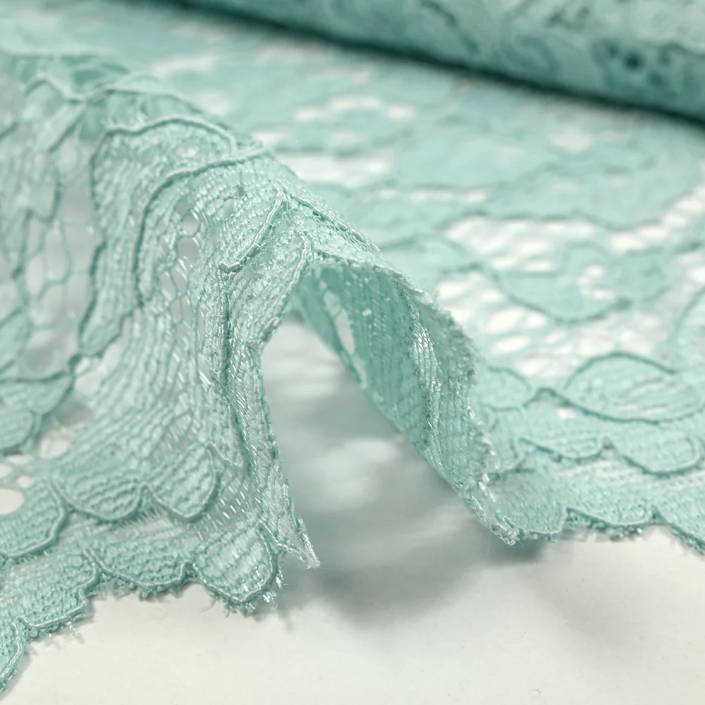 Dentelle festonnée Maud bleu pastel - Image 8