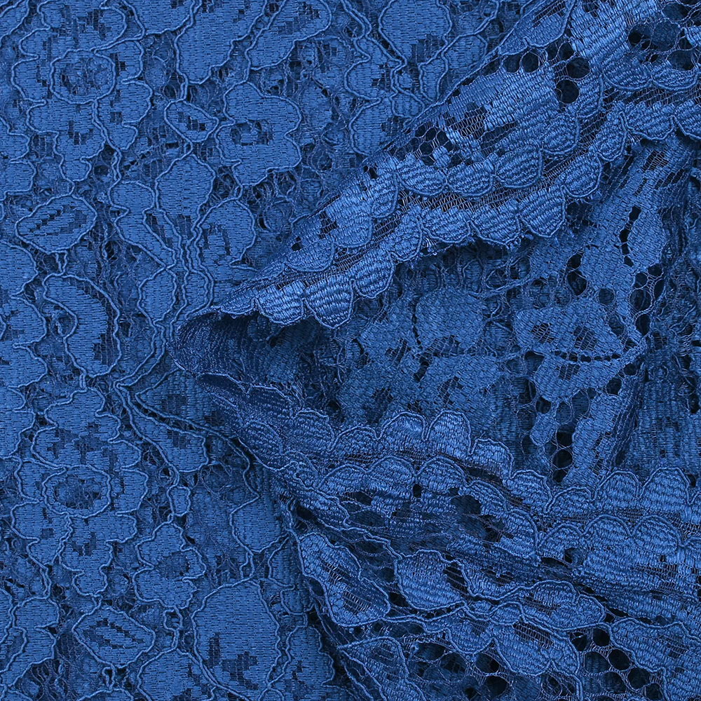 Dentelle festonnée Maud bleu roi - Image 7
