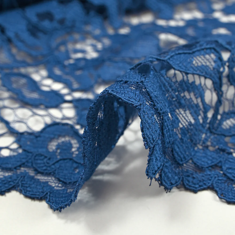 Dentelle festonnée Maud bleu roi - Image 8