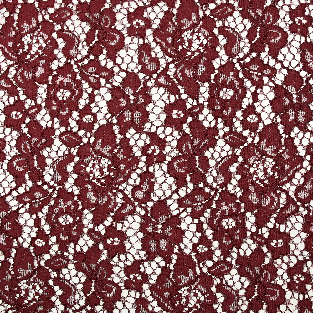 Dentelle festonnée Maud bordeaux - Image 4