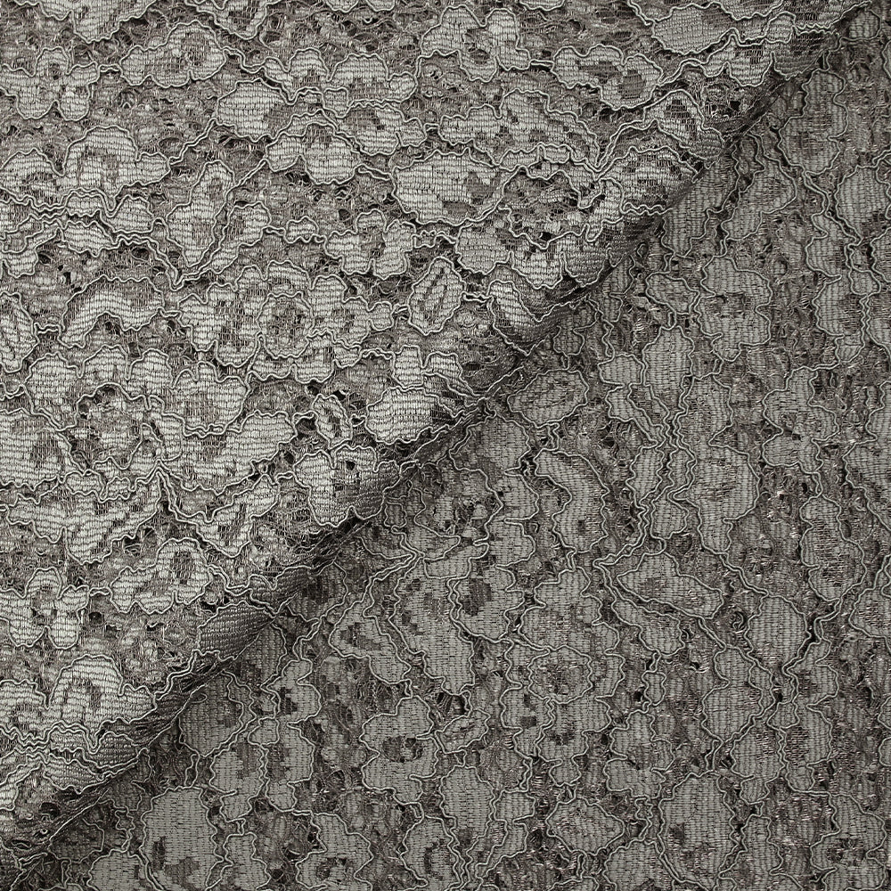 Dentelle festonnée Maud gris - Image 6
