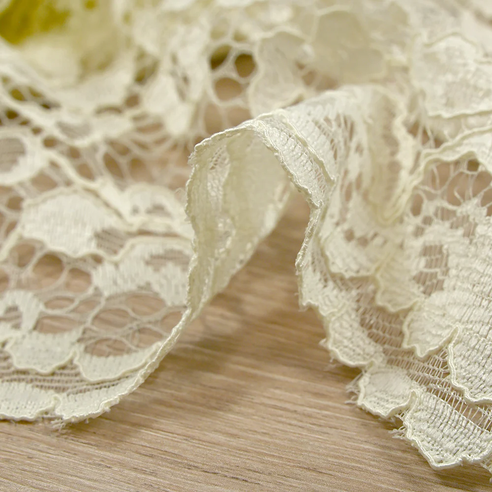 Dentelle festonnée Maud ivoire - Image 8